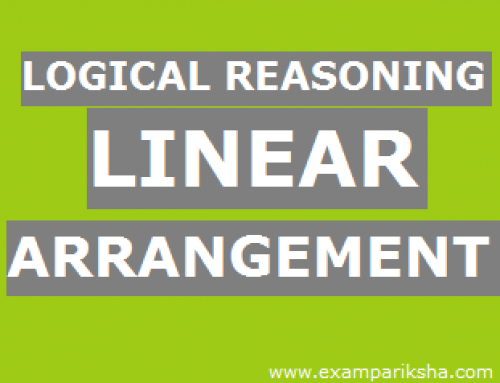 Linear Arrangement – Reasoning Study Material & Notes