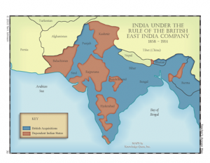 british east india company rule in india