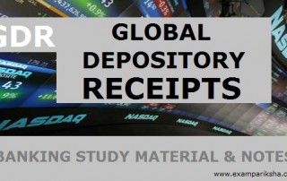 Global Depository Receipt (GDR) - Banking Study Material & Notes