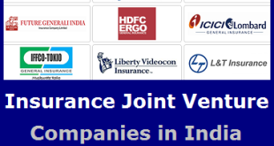 List of Joint Venture Insurance Companies in India â€“ Banking Study ...