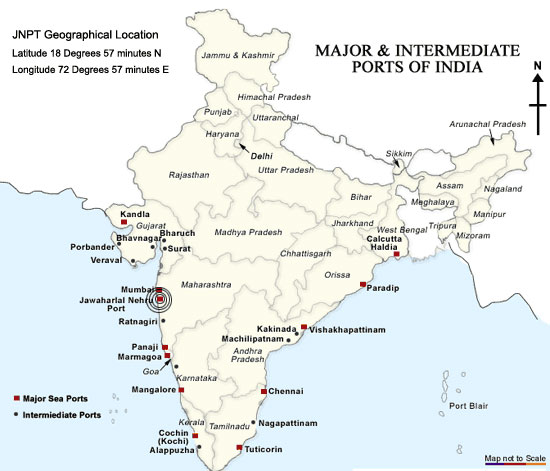 major ports in india
