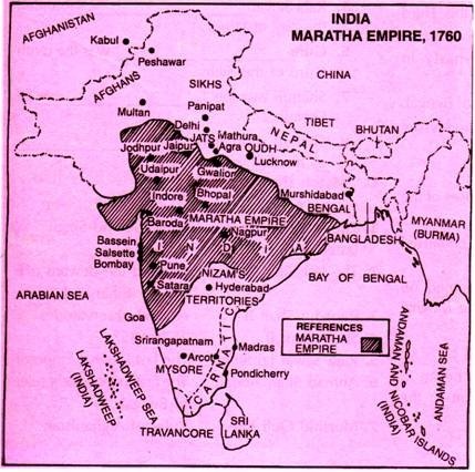 Marathas Location