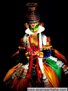 kathakali dance (pose) - Indian classical dance study material & notes