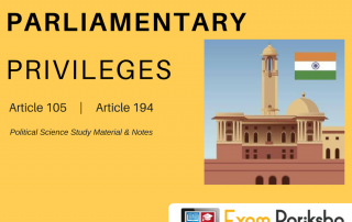 Parliamentary Privileges of Legislators in India