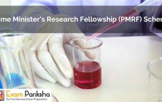 Prime Minister’s Research Fellowship (PMRF) scheme