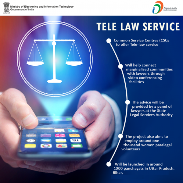 Tele Law Scheme to assist rural India